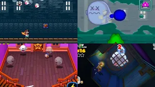 Evolution of Ghost House Levels in Mario Games