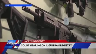 Court hearing today on Illinois Gun Ban Registry