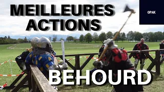 Meilleures actions / Biggest hits. Tournoi de béhourd de Colombier