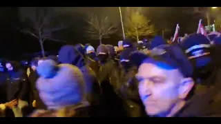 10.01.2022 Rostock Demo ESKALATION I RANDALIERER GEGEN POLIZEI I TRÄNENGAS