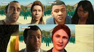 Every GTA Protagonist Characters In 🎶 Singing Green Light, Red Light (Deepfake) [Part. 2] #SHORTS