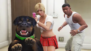 FRANKLIN SAVING CHOP in GTA 5