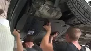 Установка защиты двигателя Кольчуга на Chevrolet Lacetti (Шевроле Лачетти)
