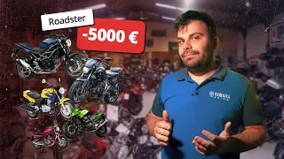 les roadster d'occasion à moins de 5000 euros - GUIDE ACHAT MOTO PAS CHER 2024 - Valootre