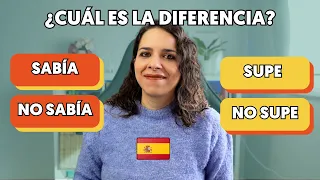 💣 SABÍA vs. SUPE  - Aprende por fin cómo usarlos en ESPAÑOL | ¿Cuál es la diferencia?