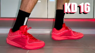 Nike KD 16 Red October on Feet