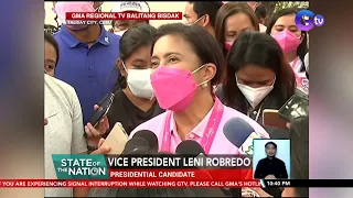 Robredo: Dapat paghandaan na ng gobyerno ang mga posibleng epekto ng tensyon sa pagitan...  | SONA