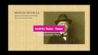 7 canciones españolas de Manuel de Falla - El paño moruno