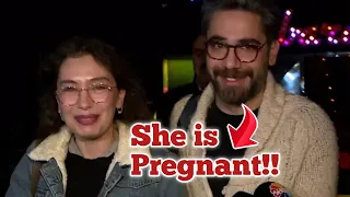 Kadir Doğulu Confirmed that her Wife Neslihan Atagül is pregnant & She smile very romantically