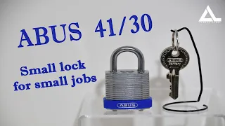 #422 Abus 41/30 is a small lock for basic jobs