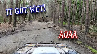 Into the pine swamp trails! - Can Am Renegade 1000xxc - Honda Foreman 500 - AOAA