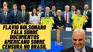 Flavio Bolsonaro fala sobre documentos Americanos sobre censura no Brasil