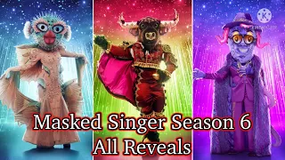 Masked Singer Season 6 | All Reveals