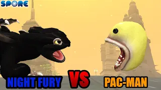 Night Fury vs Pac-Man | Night Fury Rampage [S1E6] | SPORE