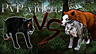 ⚔️ WildCraft || PvP Тигром || Tiger VS Bear.🐾