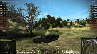 WOT: Перевал - КВ-3 - 4 фрага - Стальная стен ...