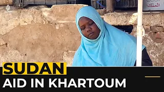 Humanitarian crisis: WFP delivers aid in Khartoum