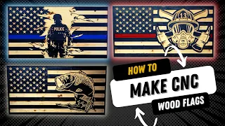 How to make a red line wooden American flag