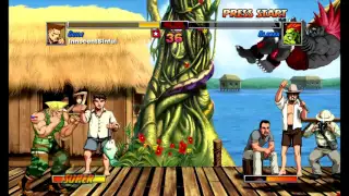 Super Street Fighter II Turbo HD Remix (Xbox Live Arcade) Arcade as Guile