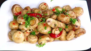 Easy Marinated Mushrooms recipe  New Year's Recipes