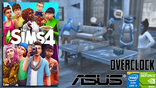 The Sims 4 Base on Asus A455LF + Overclock - i3-5005U/ NVIDIA Geforce GT 930M/ 12GB Ram