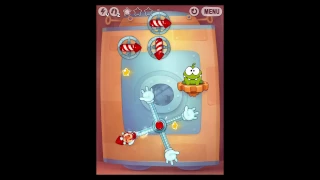 Cut the Rope: Experiments Level 6: Handy Candy 3 Stars Walkthrough