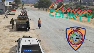 Dodging Bicycles in a Pursuit! | OCRP Sandy Police | GTA 5 RP