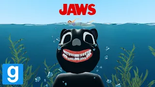 JAWS... BUT WITH CARTOON CAT & FRIENDS! (Garry's Mod Sandbox) | JustJoeKing