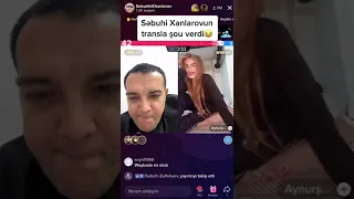 SEBUHI XANLAROV TRANSA PADXOD ELEDI 😂😂 TIKTOK CANLI YAYIN YARISMA (2023)