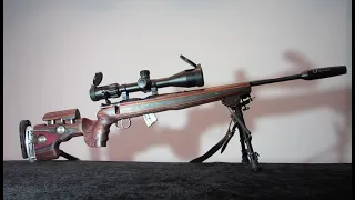 1958 Brno Mod 5 22lr with Element Helix and Freyr & Devik silencer in THE last GRS rifle Stock