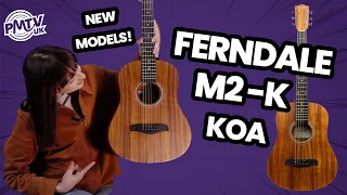 Ferndale M2-Koa the Best Travel Size Acoustic For Beginners?! - All New Ferndale Models!