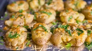 Garlic Butter Potatoes | ASMR Cooking Sounds