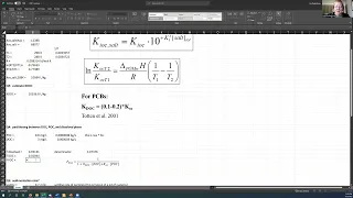 Calculating partitioning of a chemical between water, DOC and POC (HW7)