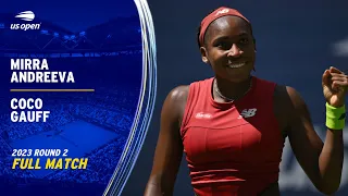 Coco Gauff vs. Mirra Andreeva Full Match | 2023 US Open Round 2