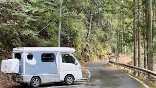 [K-car camping] Adventure on dangerous national roads with micro campers | EPI.1