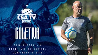 Coletiva pós-jogo com o técnico Cristian de Souza: Londrina 2x2 CSA - CSATV PAGBET