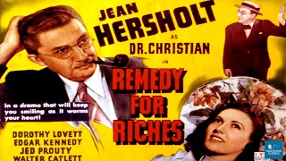 Remedy for Riches (1940) | Full Movie | Jean Hersholt, Dorothy Lovett, Edgar Kennedy | Dr. Christian
