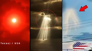 Shocking!! Strange Signs appear IN THE SKY in the US and around the world! END OF THE WORLD 2024