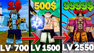 UPEI DO 700 AO 1500 MAS EU VIRO OS PIRATAS COM AS MAIORES RECOMPENSAS DE ONE PIECE NO BLOX FRUITS!