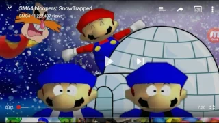 Lol SMG4 SM64 bloopers Snow Trapped