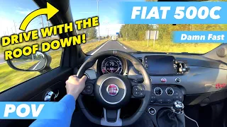 Just a Casual Drive in a Fiat 500C Sport (POV 4K)🚀