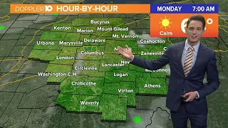 Columbus, Ohio morning forecast | Warm Monday, keeping an eye on possible storms Wednesday