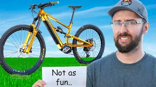 E-Bikes aren't as good as everyone says they are.