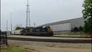 Trains in Decatur | CSX, NS, UP | 6-5-19 | ft  4004!, RS3L, and a SD60E