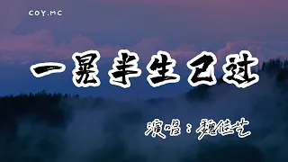 魏佳藝 - 一晃半生已過『誰在前行的路上不是跌跌又撞撞 經歷著現實的謊滿身傷』（動態歌詞/Lyrics Video/無損音質/4k）