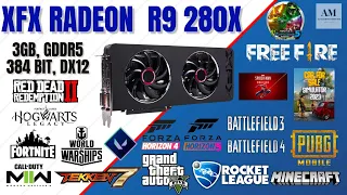 XFX RADEON R9 280X [ 3GB, GDDR5, 384 BIT, 2048 CORES, DX12 ] [ GAMEPLAY2023, BENCHMARK ]