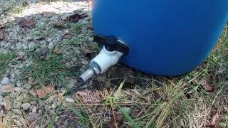 Rain Barrel Cutoff Valve