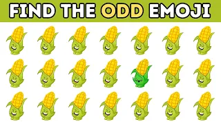 Find The Odd One Out | Vegetables 🥕 Edition | Emoji Quiz | Can You Find The Odd Emoji? #quiz #viral