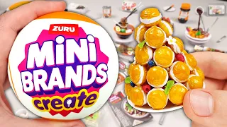 Mini Brands Create (MasterChef) - Chocolate Profiteroles + Lattice-Top Apple And Cinnamon Pie