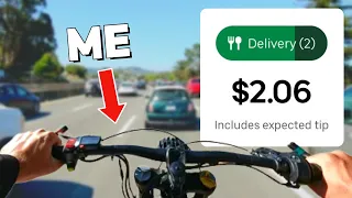 I Delivered Food on a 250W E-bike in Rush Hour